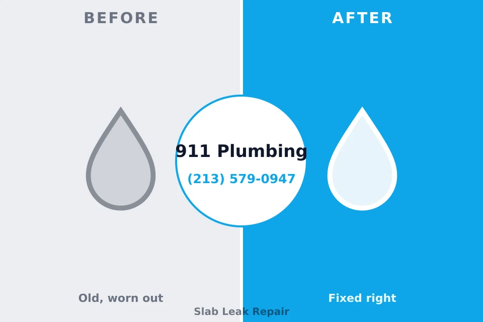 Before and after: plumbing company Borger, TX